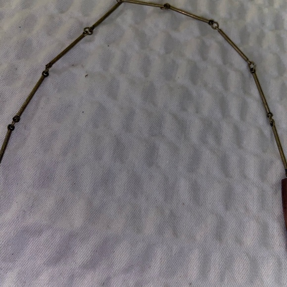 Necklace-Xtra long earthtone necklace - Picture 4 of 12